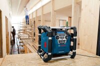 BOSCH Professional GPB 18V-5 C Baustellenradio blau, schwarz
