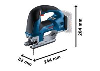 BOSCH Professional GST 18V-155 BC Akku-Stichsäge Set...