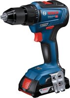 BOSCH Professional GDX 18V-200 + GSR 18V-55 Akku-Drehschlagschrauber-Set 18,0 V,