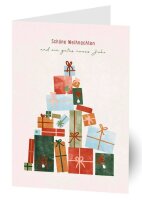 LUMA Weihnachtskarte Geschenke DIN B6