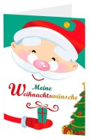 LUMA Weihnachtskarte Wünsche an den Weihnachtsmann...