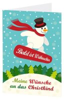 LUMA Weihnachtskarte Wünsche an das Christkind DIN B6