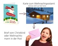 LUMA Weihnachtskarte Wünsche an das Christkind DIN B6