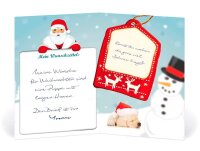 LUMA Weihnachtskarte Wünsche an das Christkind DIN B6