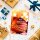 LUMA Geschenkanhänger mehrfarbig Frohe Weihnachten mit rote Kugel 10 St.
