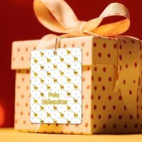 LUMA Geschenkanhänger mehrfarbig Frohe Weihnachten...