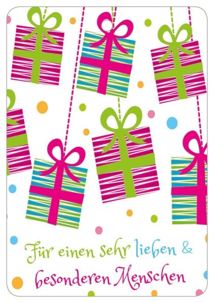 LUMA Geschenkanhänger mehrfarbig für einen sehr lieben Menschen 10 St.