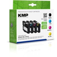 KMP E145V  schwarz, cyan, magenta, gelb Druckerpatronen...
