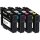 KMP E145V  schwarz, cyan, magenta, gelb Druckerpatronen kompatibel zu EPSON 18 X