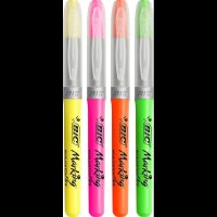 BIC Highlighter Flex Textmarker farbsortiert, 4 St.