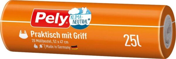 Pely Müllbeutel 25,0 l weiß, 20 St.