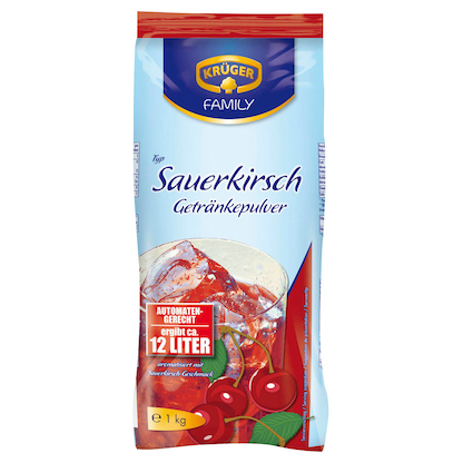 KRÜGER Sauerkirsch Getränkepulver 1,0 kg