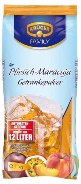 KRÜGER Pfirsich-Maracuja Getränkepulver 1,0 kg