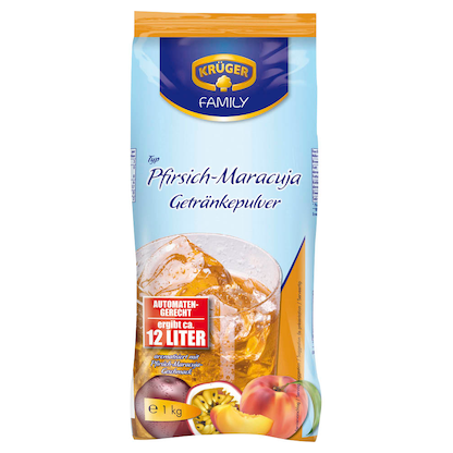 KRÜGER Pfirsich-Maracuja Getränkepulver 1,0 kg