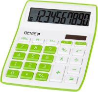 GENIE 840G Tischrechner weiß/grün