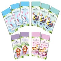 2 FABER-CASTELL Radiergummis Happy Jungle
