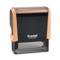 trodat Textstempel, individualisierbar printy 4913 selbstfärbend schwarz ohne Lo
