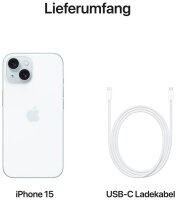 Apple iPhone 15 blau 256 GB