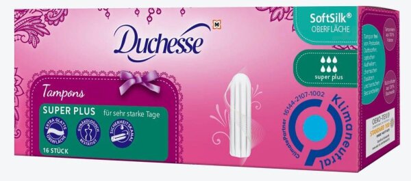 Duchesse Tampons Super Plus für sehr starke Tage, 16 St.