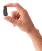 SanDisk USB-Stick Cruzer Blade schwarz, rot 128 GB, 1 St.