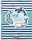 BRUNNEN Freundebuch Happy Ocean ca. DIN A5 liniert, blau Hardcover 80 Seiten