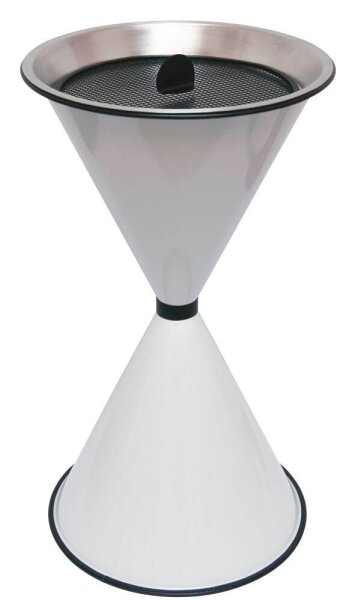 SZ Metall 29711 Standaschenbecher weiß, 1 St.