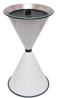 SZ Metall 29711 Standaschenbecher weiß, 1 St.