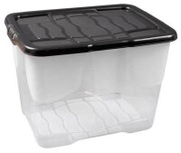 cep Curve Aufbewahrungsbox 24,0 l transparent, schwarz...