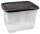 cep Curve Aufbewahrungsbox 24,0 l transparent, schwarz 30,0 x 40,0 x 28,0 cm, 1 St.