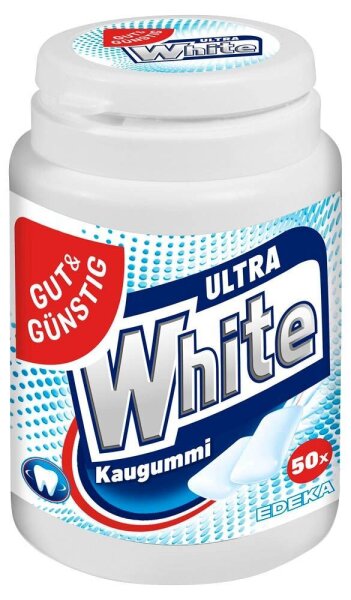 GUT&GÜNSTIG White Mint Kaugummis 50 Dragees
