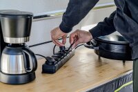 brennenstuhl 6-fach Steckdosenleiste 2,0 m schwarz