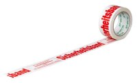SUPRA Warnklebeband Sicherheitsband rot/weiß 50,0 mm x 66,0 m 1 Rolle