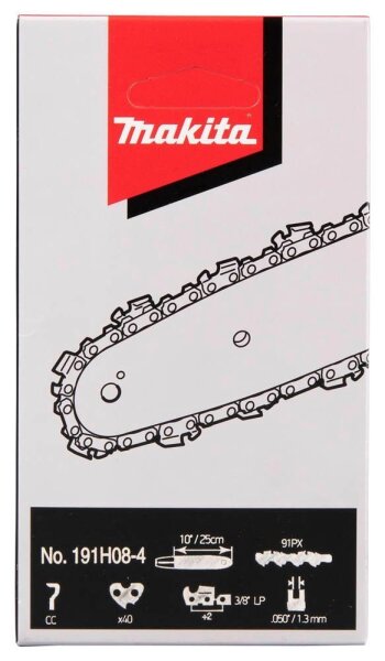 makita 191H08-4 Sägekette 25,0 cm, 3/8 Zoll, 1,3 mm