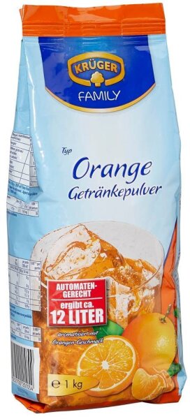 KRÜGER Orange Getränkepulver 1,0 kg