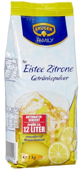 KRÜGER Eistee Zitrone Getränkepulver 1,0 kg