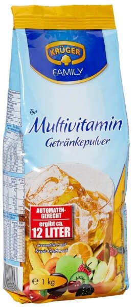 KRÜGER Multivitamin Getränkepulver 1,0 kg