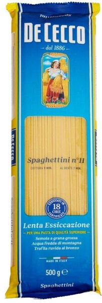 DE CECCO Spaghettini No. 11 500,0 g, 1 Pack