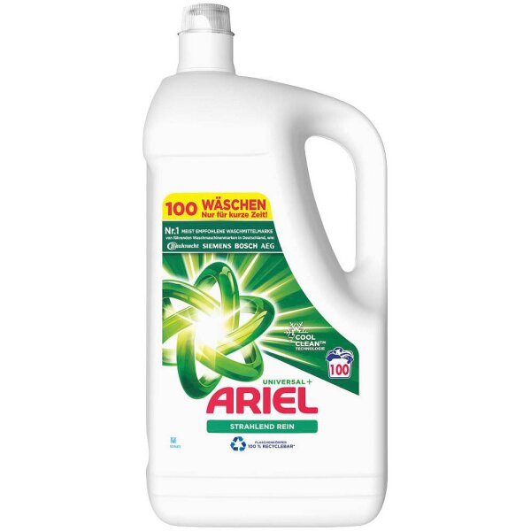 ARIEL UNIVERSAL+ Waschmittel 5,0 l
