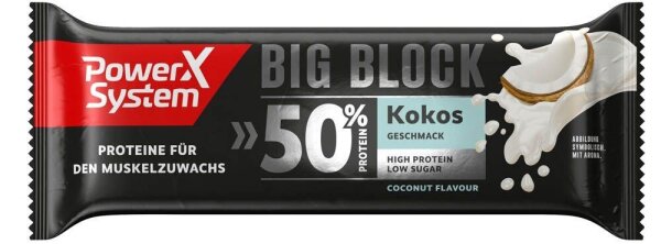 Power System BIG BLOCK 50% Proteinriegel 1 Riegel