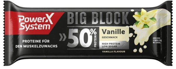 Power System BIG BLOCK 50% Proteinriegel 1 Riegel