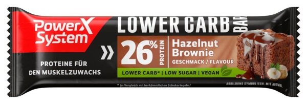 Power System LOWER CARB BAR 26% Proteinriegel 1 Riegel