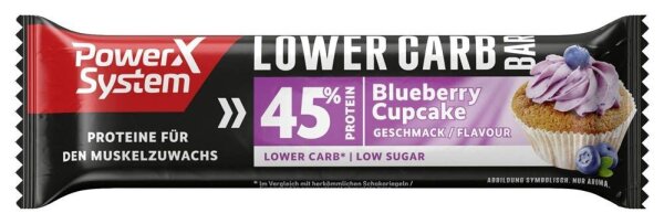 Power System LOWER CARB BAR 45% Proteinriegel 1 Riegel