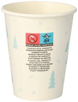 50 PAPSTAR Einweg-Trinkbecher Hello Winter 0,2 l