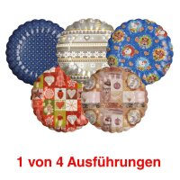 2 STARPAK Einweg-Teller Winterdekore Ø 23,0 cm