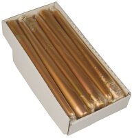 12 STARPAK Kerzen gold