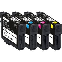 KMP E154V  schwarz, cyan, magenta, gelb Druckerpatrone kompatibel zu EPSON 16 /