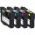 KMP E154V  schwarz, cyan, magenta, gelb Druckerpatrone kompatibel zu EPSON 16 /