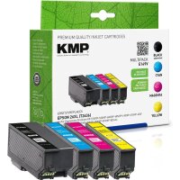 KMP E149V  schwarz, cyan, magenta, gelb Druckerpatrone...