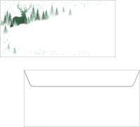 25 SIGEL Weihnachtsbriefumschläge Christmas Forest...