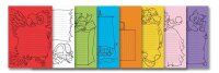 folia Bastelset Flecht- und Webemotive mehrfarbig